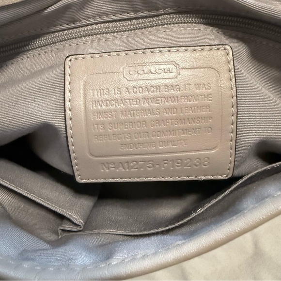 Coach RARE Soho Optic Grey & Pink Shoulder Flap Bag F19238 main image 0